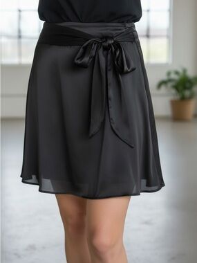 Zadig & Voltaire Joji Satin Skirt | NWT | Black | Size 34 (XS/S)